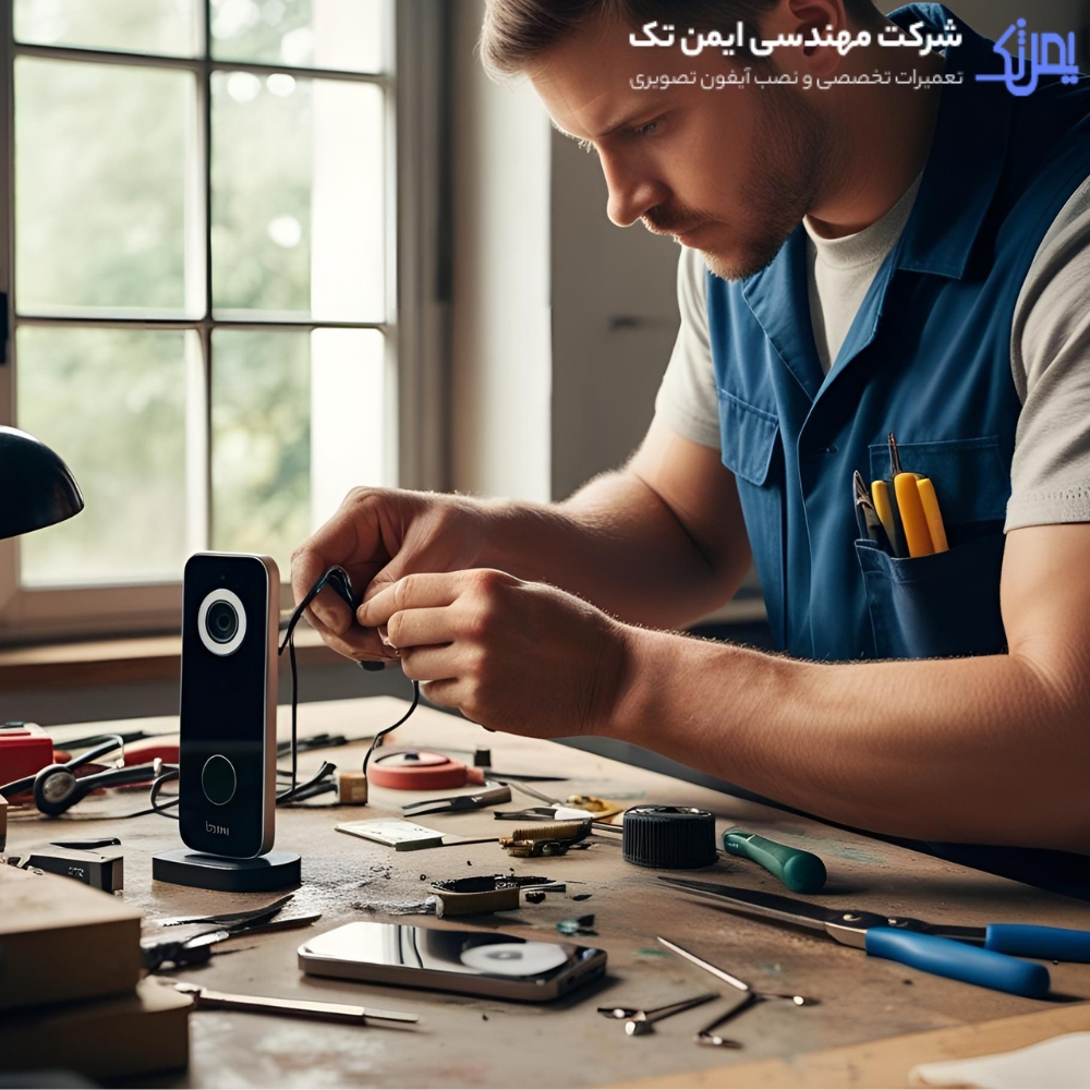 تعمیر آیفون تصویری